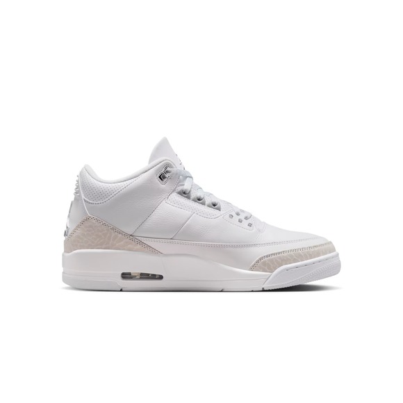 9M / 10.5W -‎ [NEW] Men\'s Air Jordan 3 Retro Shoes White CT8532-111 main image 4